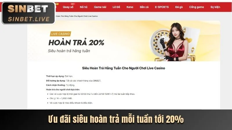 Ưu Đãi Hoàn Trả Thể Thao Độc Quyền 88cld